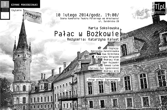 Pałac w Bożkowie spektakl teatralny Marta Sokołowska